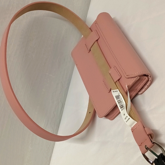 Steve Madden belt bag size M 7" × 4" /Blush fanny pack utility belt bag NWT - Picture 9 of 14